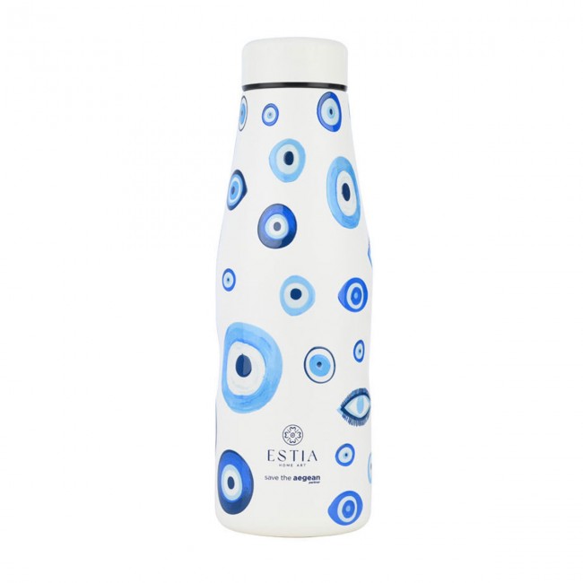 Estia 01-31596 Travel Flask Save Aegean Μπουκάλι Θερμός Ανοξείδωτο BPA Free 500ml SPIRIT LUCK*