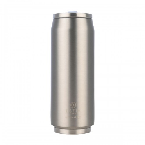 Estia 01-31831 Travel Cup Save the Aegean Ανακυκλώσιμο Ποτήρι Θερμός Ανοξείδωτο / Πλαστικό BPA Free 500ml Steel Flow με Καλαμάκι *