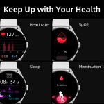 QCY GT S8 Aluminium Smartwatch με Παλμογράφο Μαύρο