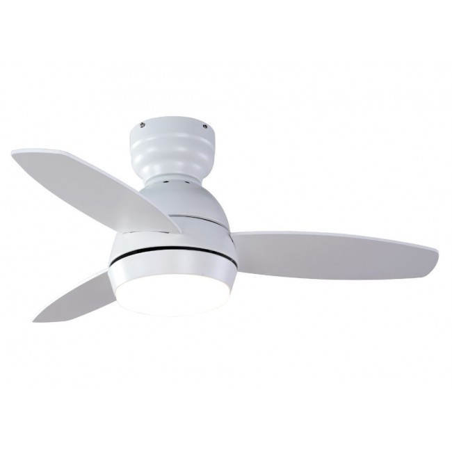 IQ CF-3618WH Λευκός Ανεμιστήρας Οροφής 92cm με Φως και Τηλεχειριστήριο