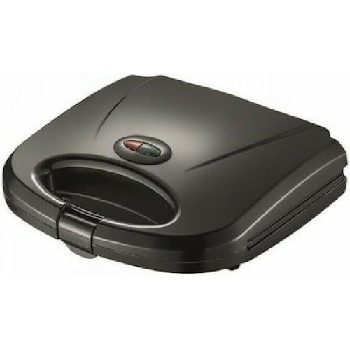 Eurolamp Τοστιέρα Μαύρη για 2 Τοστ 800W 300-70022 