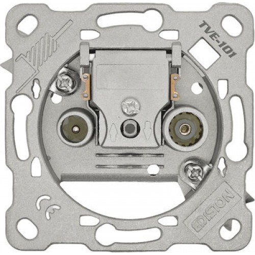 Edision TVE-101 Πρίζα Κεραίας Τηλεόρασης και Ραδιοφώνου Τερματική 26-04-0012