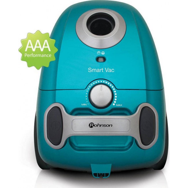 Rohnson R-136 Τιρκουαζ Ηλεκτρική Σκούπα 800W με Σακούλα 2.5l 