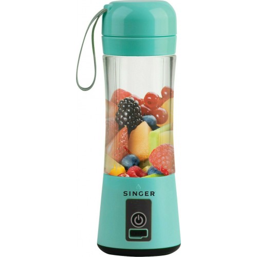 Singer  P138 Γαλάζιο Φορητό Επαναφορτιζόμενο Μπλέντερ 