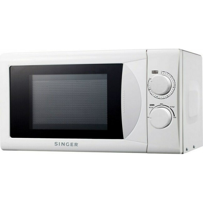 Singer MW20WH Λευκός Φούρνος Μικροκυμάτων 20lt ***