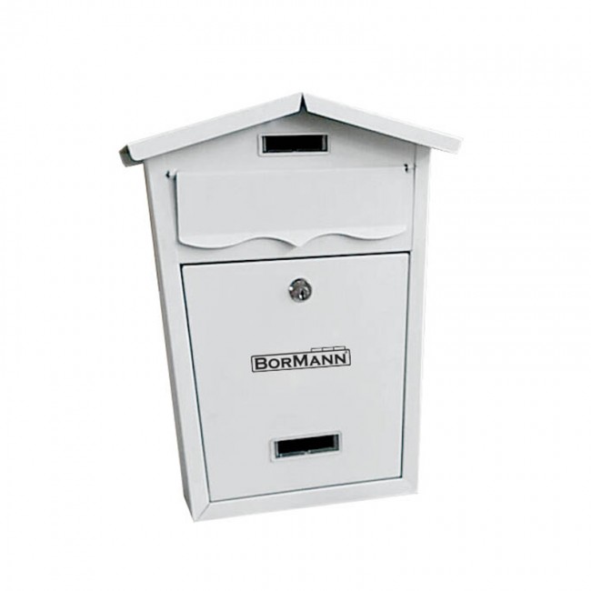 Bormann BMB1301 Λευκό Γραμματοκιβώτιο Μεταλλικό 29.5x37x10.5cm  *