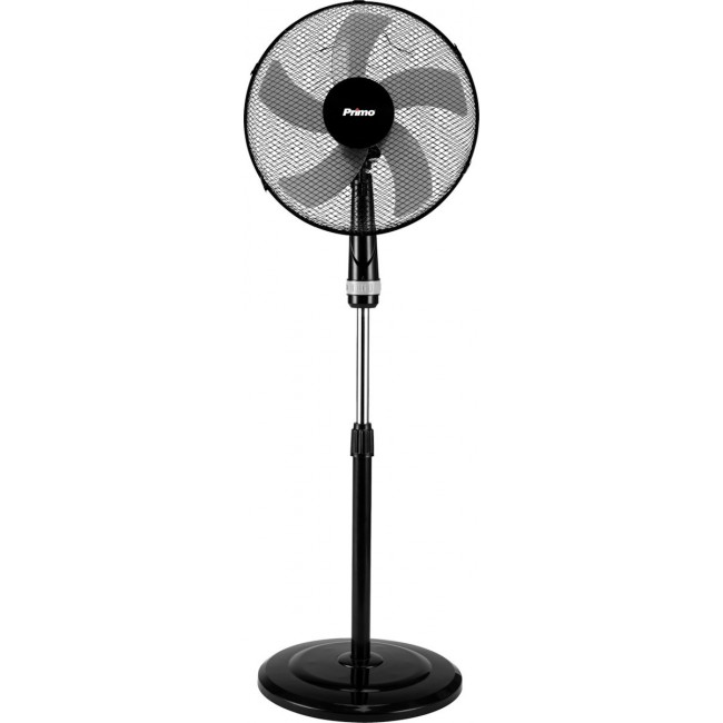 Primo PRSF-80448 Ανεμιστήρας Ορθοστάτης 50W Διαμέτρου 40cm Black/Gray *