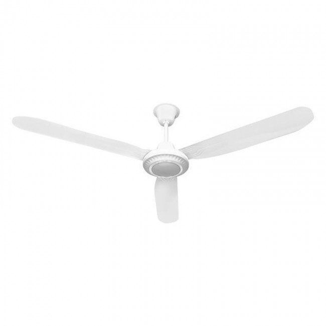 Eurolamp 300-25082 Ανεμιστήρας Οροφής 140cm 36W με Τηλεχειριστήριο Λευκός