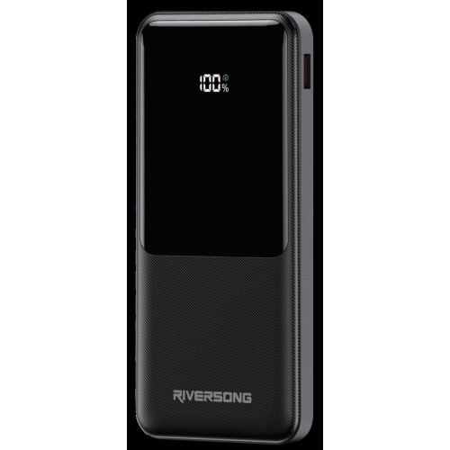 Riversong Horizon 10 Pro Power Bank 10000mAh 22.5W με Θύρα USB-A και Θύρα USB-C Μαύρο