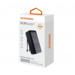 Riversong Horizon 30 Pro Power Bank 30000mAh 22.5W με Θύρα USB-A και Θύρα USB-C Μαύρο