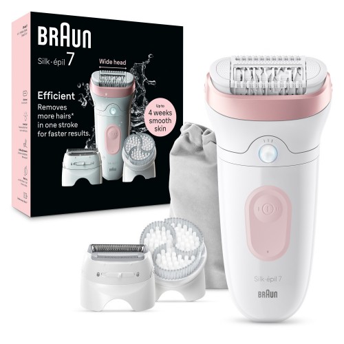 Braun Wet&Dry Αποτριχωτική Μηχανή Epilator για Σώμα & Μπικίνι SE7-060 