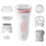 Braun Wet&Dry Αποτριχωτική Μηχανή Epilator για Σώμα & Μπικίνι SE7-060 