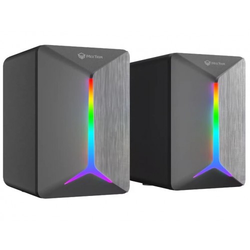 Meetion SP2011 Ηχεία Υπολογιστή 2.0 με Ισχύ 6W Μαύρα