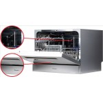 Morris TTS-55065DD Πλυντήριο Πιάτων Πάγκου για 6 Σερβίτσια Child Lock Π55xY43.8εκ. Inox *