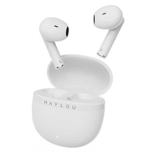 Haylou X1 Plus Earbud Bluetooth Handsfree Ακουστικά με Θήκη Φόρτισης Λευκά