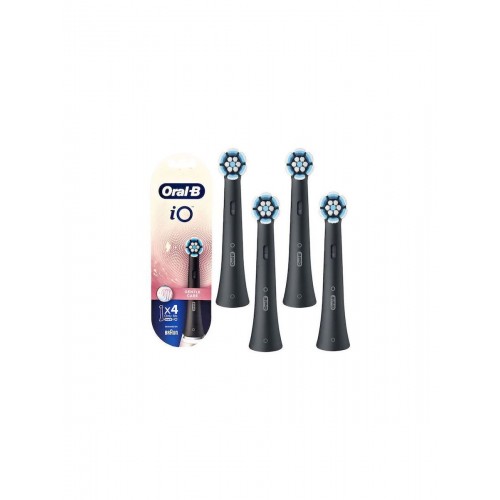 Oral-B iO Gentle Care Ανταλλακτικές Κεφαλές για Ηλεκτρική Οδοντόβουρτσα Black 4τμχ 80765096