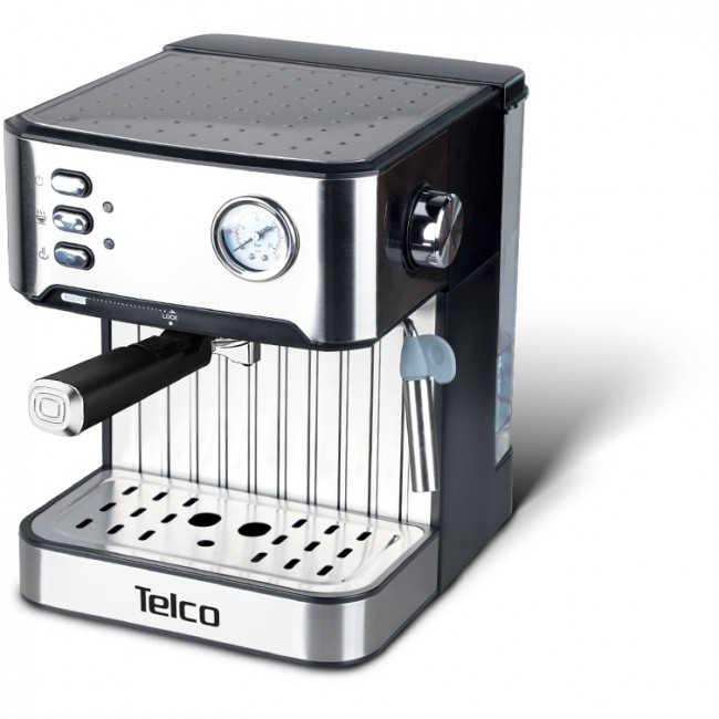 Telco KFJ6860 Καφετιέρα Espresso 20 Bar για κάψουλες και αλασμένο καφέ 2 σε1 850W 