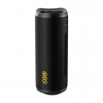 QCY SP7 Black – Portable Bluetooth Speaker w Stereo Sound 40W, Mic for Calls, RGB Light Show