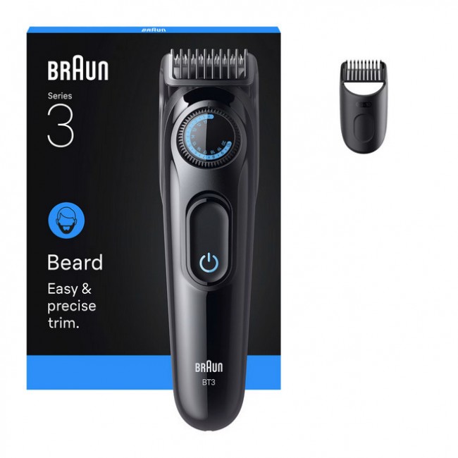 Braun Series 3 BT3500 Μηχανή Περιποίησης Γενειάδας 20+ΡΥΘΜ. Κοπής Μαύρο