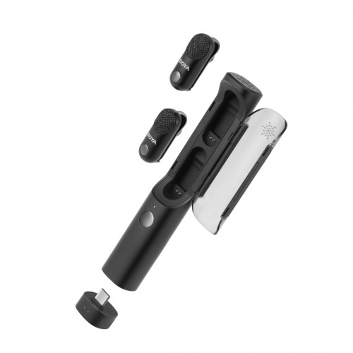 BOYA Magic-05 - Type-C & 3,5mm, USB-C Receiver Wireless Microphone 2 Tx + 1 Rx + Charing Case