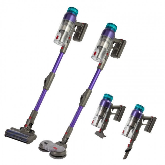 Primo PRVC-40507 Apollo Aqua Flex Επαναφορτιζόμενη Σκούπα Stick & Χειρός 29.6V Μωβ 