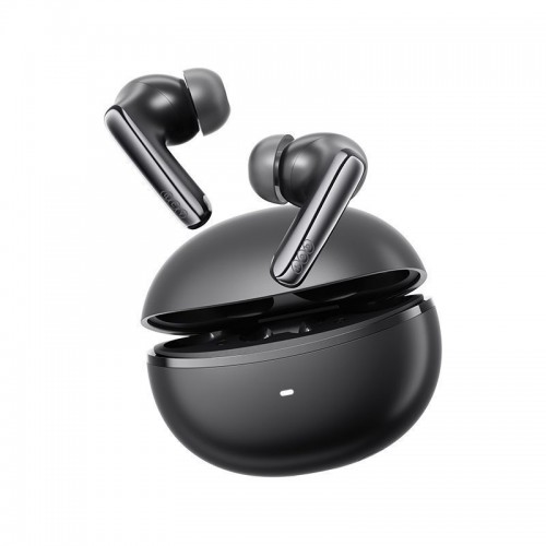 QCY Melobuds N70 Bluetooth Handsfree Ακουστικά με Αντοχή στον Ιδρώτα και Θήκη Φόρτισης Μαύρα