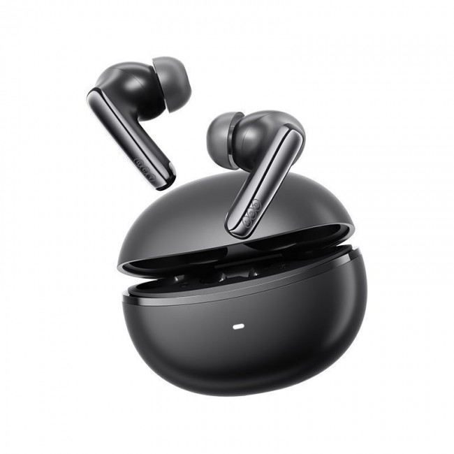 QCY Melobuds N70 Bluetooth Handsfree Ακουστικά με Αντοχή στον Ιδρώτα και Θήκη Φόρτισης Μαύρα