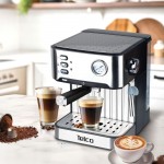 Telco KFJ6860 Καφετιέρα Espresso 20 Bar για κάψουλες και αλασμένο καφέ 2 σε1 850W 