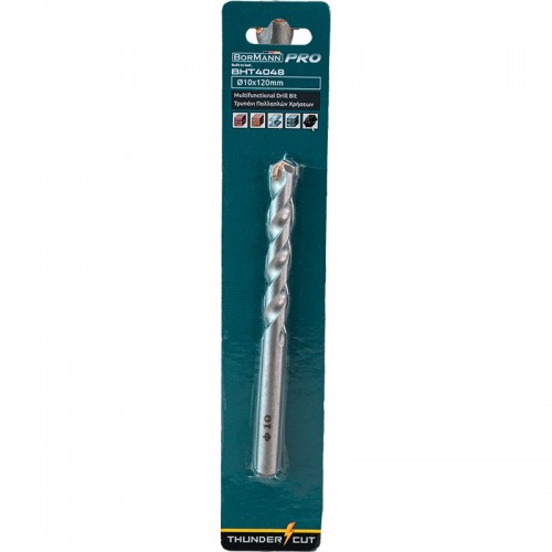 BORMANN Pro BHT4048 Τρυπάνι Πολλαπλών Χρήσεων Φ10x120mm 
