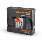 NAKAYAMA Pro GH9244 Σετ Λάστιχο Σπιράλ 15m Με Πιστόλι Ποτίσματος  *