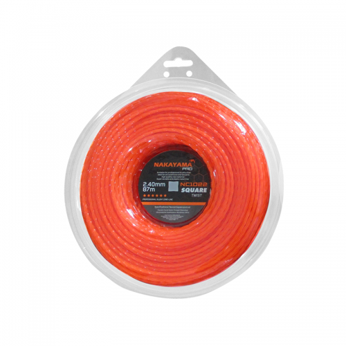 NAKAYAMA Pro NC1022 Μεσινέζα Square Twist 2.4mm-87m 