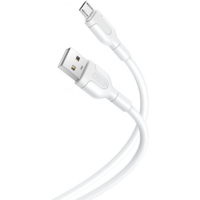 XO NB212 2.1A USB Καλώδιο Φόρτισης για Micro Άσπρο