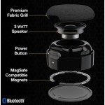 Scosche BTMSS-SP Μαύρο Αδιάβροχο Ηχείο Bluetooth 3W με Διάρκεια Μπαταρίας έως 5 ώρες 