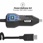 Scosche CPDC83-SP USB-C Φορτιστής Αυτοκινήτου