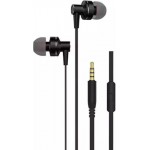 Riversong In-ear Handsfree με Βύσμα 3.5mm Μαύρο (EA167B)
