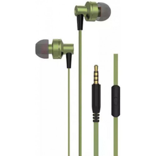Riversong In-ear Handsfree με Βύσμα 3.5mm Πράσινο (EA167GR)