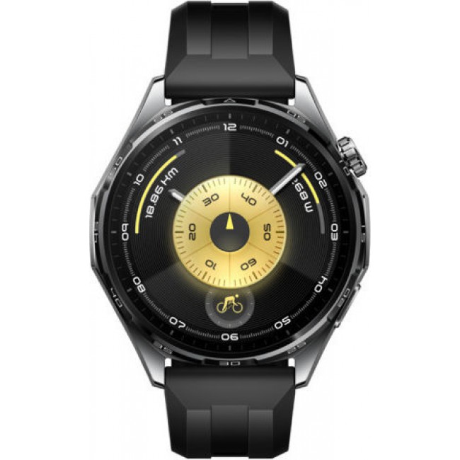 Huawei Watch GT 6 Black Stainless Steel 46mm Αδιάβροχο με Παλμογράφο Huawei Watch GT 6 Black Stainless Steel 46mm Αδιάβροχο με Παλμογράφο