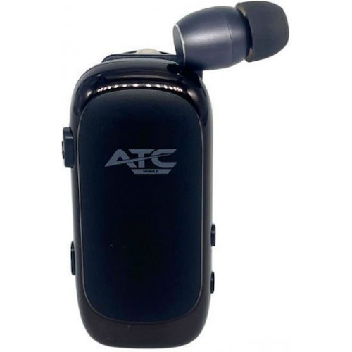 ATC BT20 In-ear Bluetooth Handsfree Ακουστικό Πέτου Μαύρο 20.001.0023*