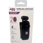 ATC BT20 In-ear Bluetooth Handsfree Ακουστικό Πέτου Μαύρο 20.001.0023* ATC BT20 In-ear Bluetooth Handsfree Ακουστικό Πέτου Μαύρο 20.001.0023*