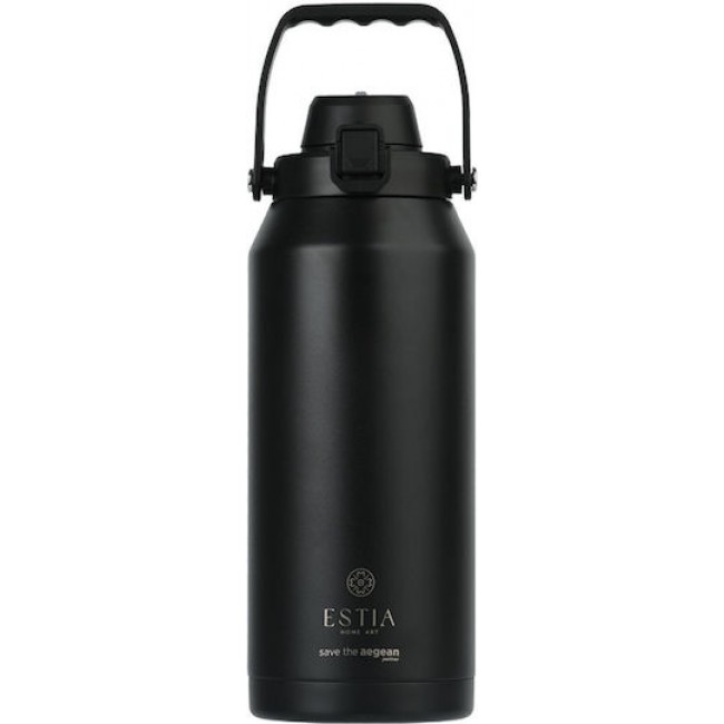 Estia 01-41465 Lift Bottle Save The Aegean Ανακυκλώσιμο Μπουκάλι Θερμός Ανοξείδωτο BPA Free 1.8lt Void με Λαβή *
