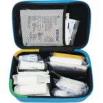 KALFF kit πρώτων βοηθειών για οχήματα FK1793-99, DIN 13164-2022, γαλάζιο