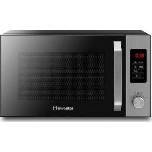 Inventor MWO-AF-23LT-BD Μαύρος Φούρνος Μικροκυμάτων Mε Grill 23lt 