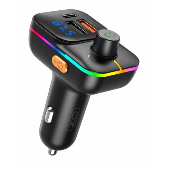 XO BCC09 Φορτιστής Αυτοκινήτου Bluetooth MP3 Mε TF card slot + PD 25W (16.006.0202)*