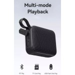 USAMS YX015 Μαύρο Bluetooth  Φορητό Ηχείο  5WΝ 1200mAh