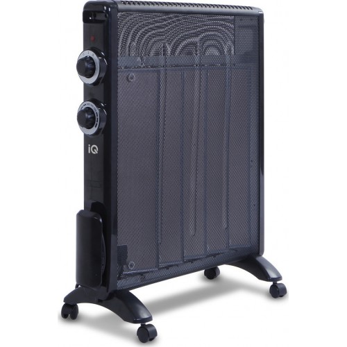 IQ HT-1432 Black Θερμοπομπός Δαπέδου 2500W Mica 56x67cm 