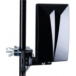 Telco DVB-T711 Εξωτερική Κεραία Τηλεόρασης (απαιτεί τροφοδοσία) σε Μαύρο Χρώμα Σύνδεση με Ομοαξονικό (Coaxial) Καλώδιο