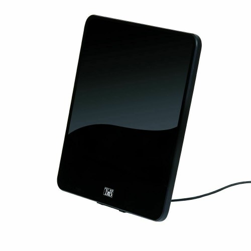 T'nB Amplified Ind. Antenna 55DB Εσωτερική Κεραία Τηλεόρασης (απαιτεί τροφοδοσία) σε Μαύρο Χρώμα Σύνδεση με Ομοαξονικό (Coaxial) Καλώδιο