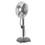 Eurolamp 147-28251 Γκρι Ανεμιστήρας Ορθοστάτης 2 Σε 1 35W 34cm 