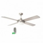 Eurolamp 147-29007 Λευκός Ανεμιστήρας Οροφής 130cm με Φως και Τηλεχειριστήριο ***