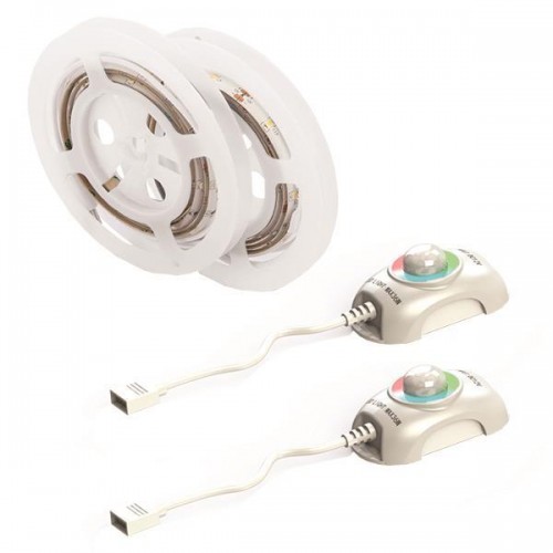 Eurolamp 145-70022 Αδιάβροχη RGB Ταινία LED Τροφοδοσίας 12V IP65 2x1.5m 